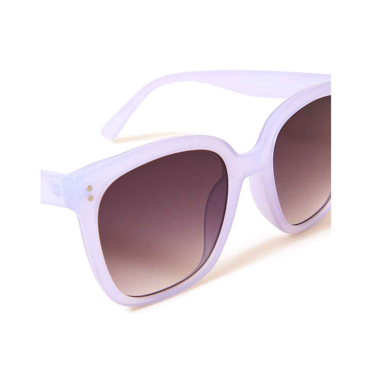 Accessorize London Women's Oversized Wayfarer Sunglasses | Purple
