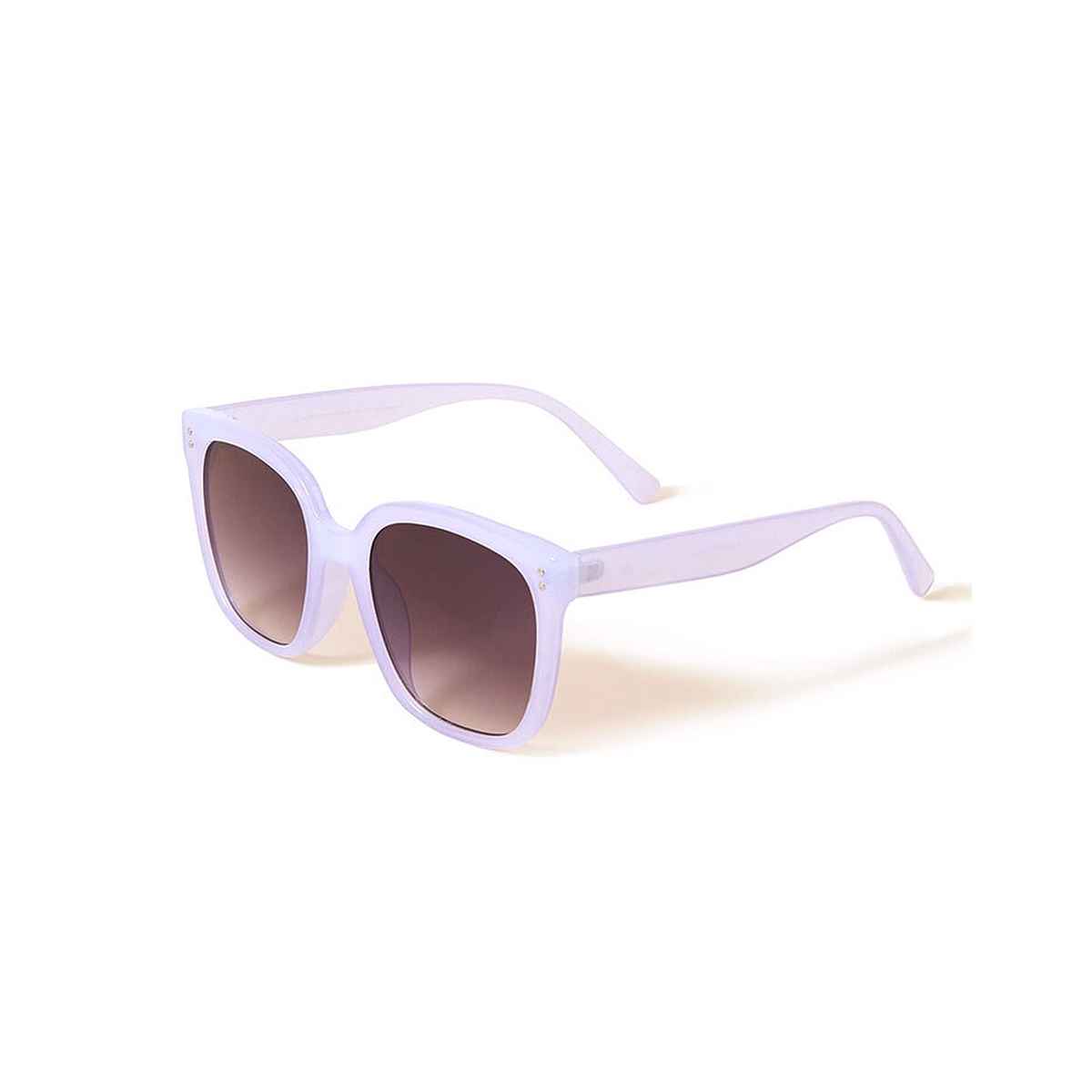 Accessorize London Women's Oversized Wayfarer Sunglasses | Purple