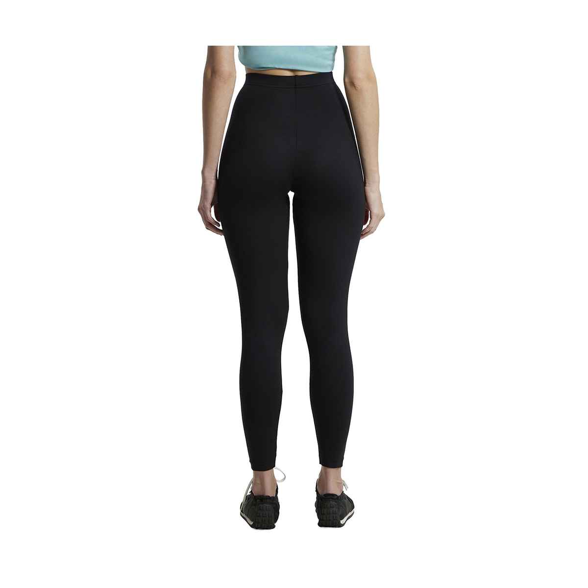 Jockey AW87 Super Combed Cotton Elastane Stretch Slim Fit Leggings | Black-M