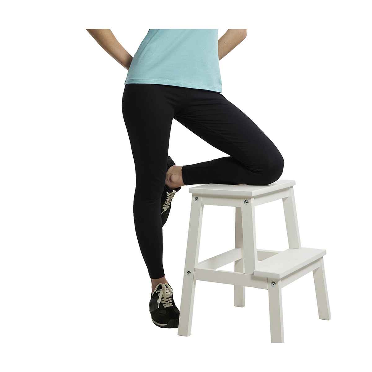 Jockey AW87 Super Combed Cotton Elastane Stretch Slim Fit Leggings | Black-M