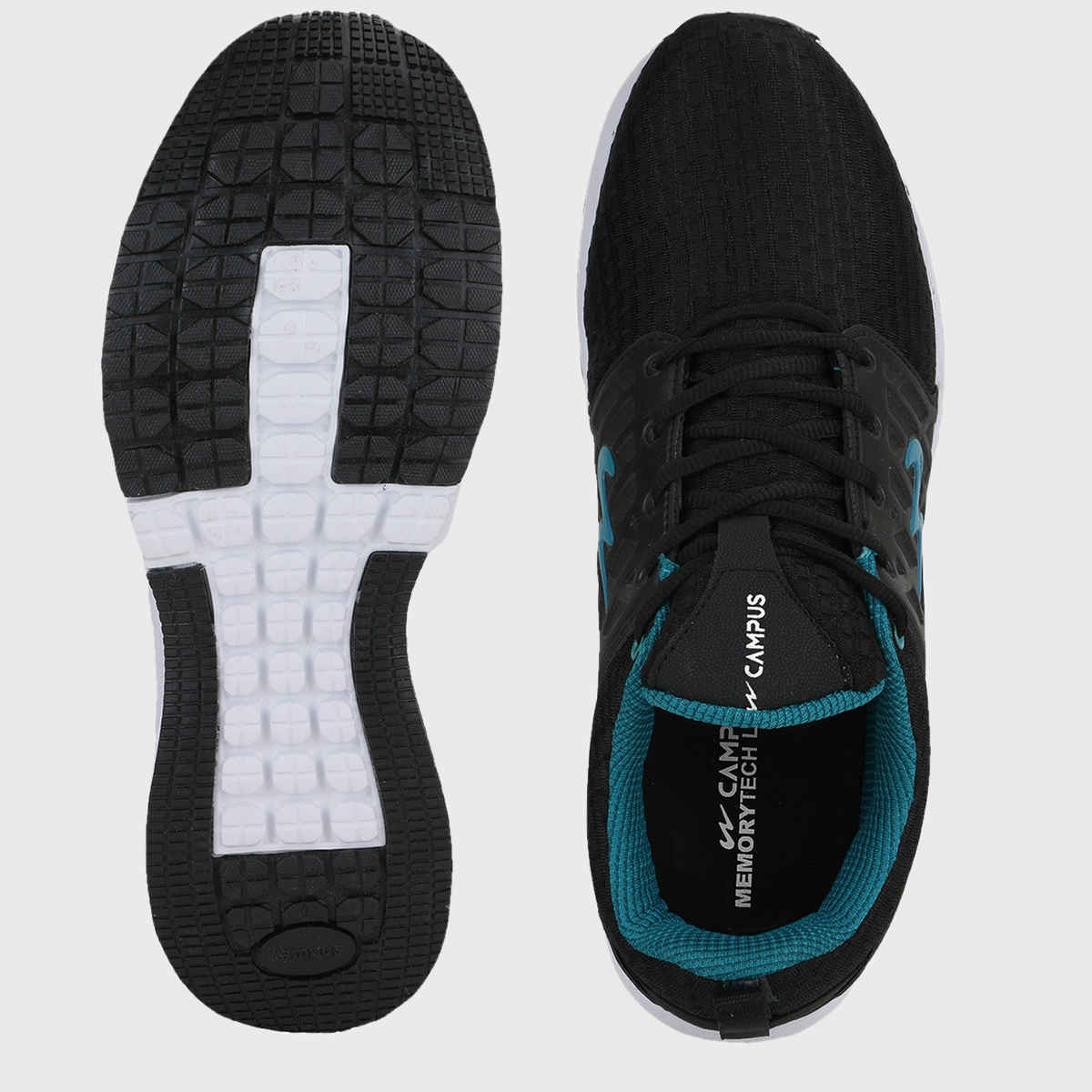 Campus Men's Rodeo Pro Running Shoes | Black | UK6