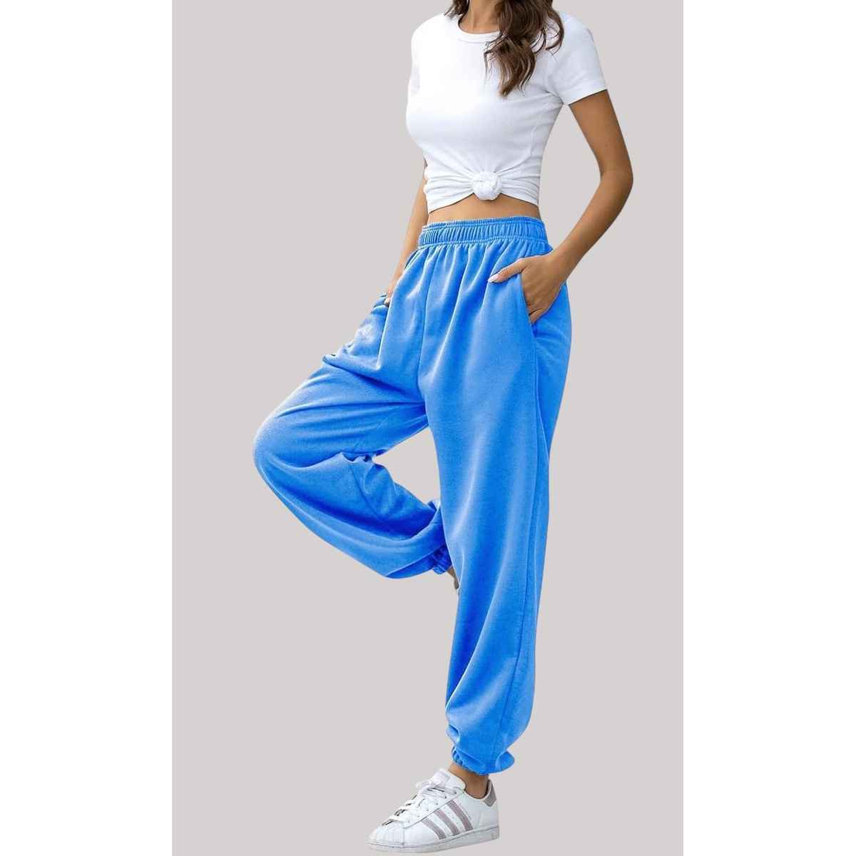 Q-rious Women's EasyFlow Relaxed Joggers | Plaz-CARGO | Blue - 32