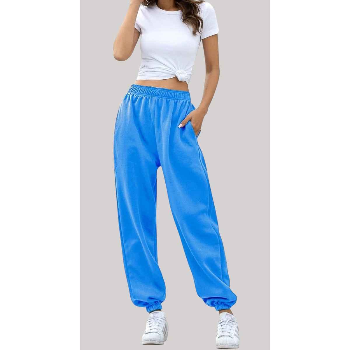 Q-rious Women's EasyFlow Relaxed Joggers | Plaz-CARGO | Blue - 32
