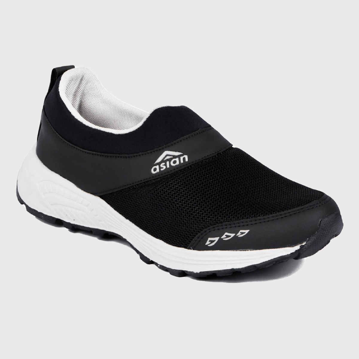 Asian Men s Future-04 Black Walking Shoes | UK-12