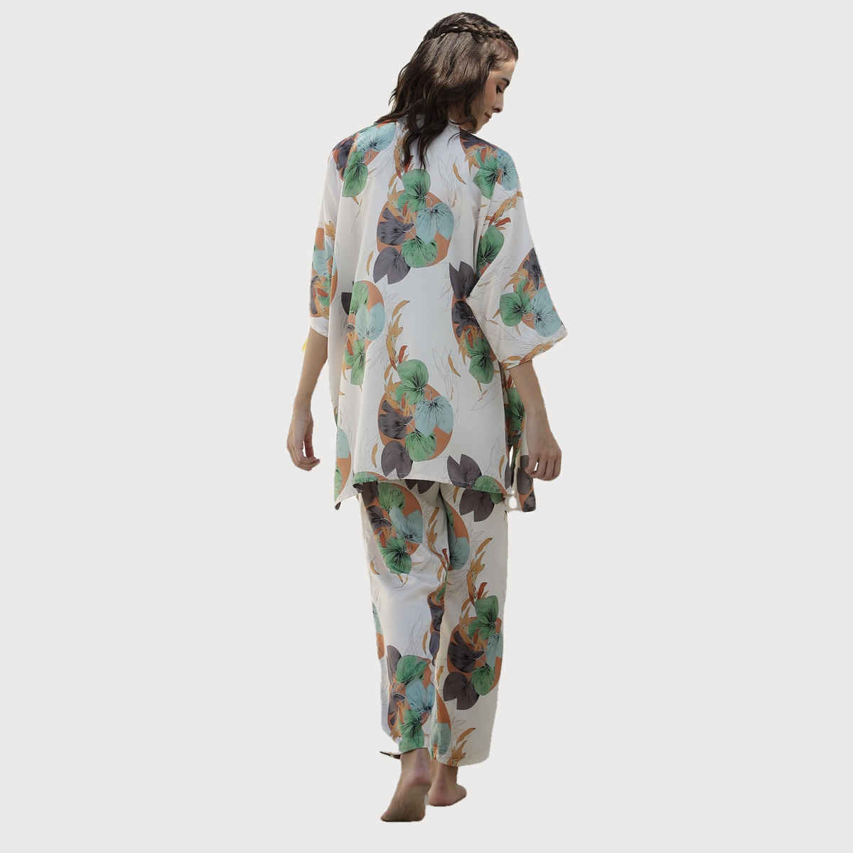 Sanskrutihomes Women Multicolor Printed Night Suit SE-NSP-690 | M