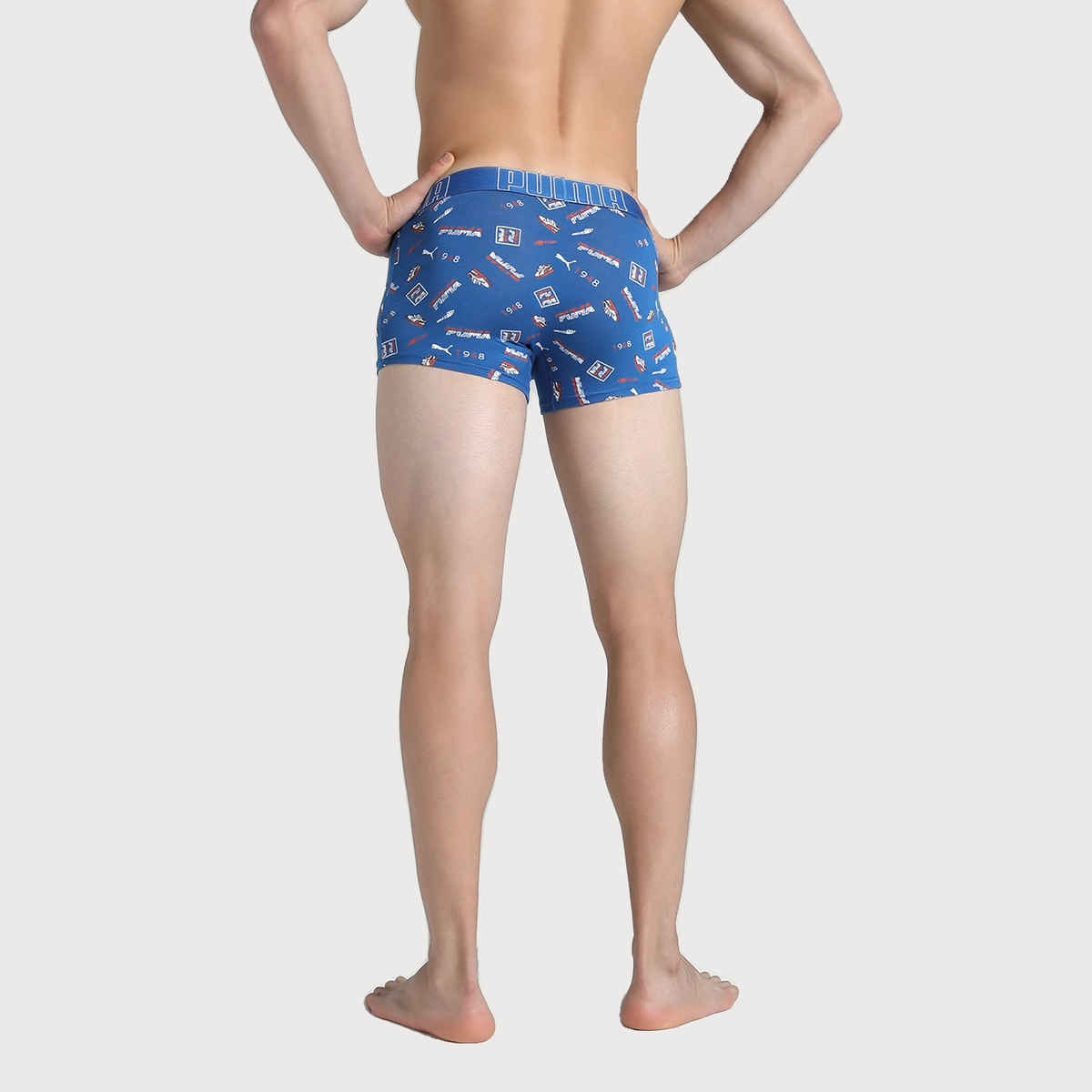Puma Bamboo Men's Printed Trunk | Team Royal | XL