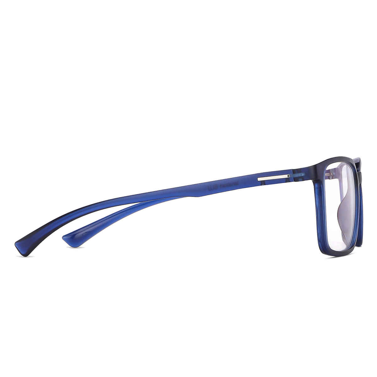 Lenskart Blu Unisex Block Print TR90 Computer Glasses | Blue - L