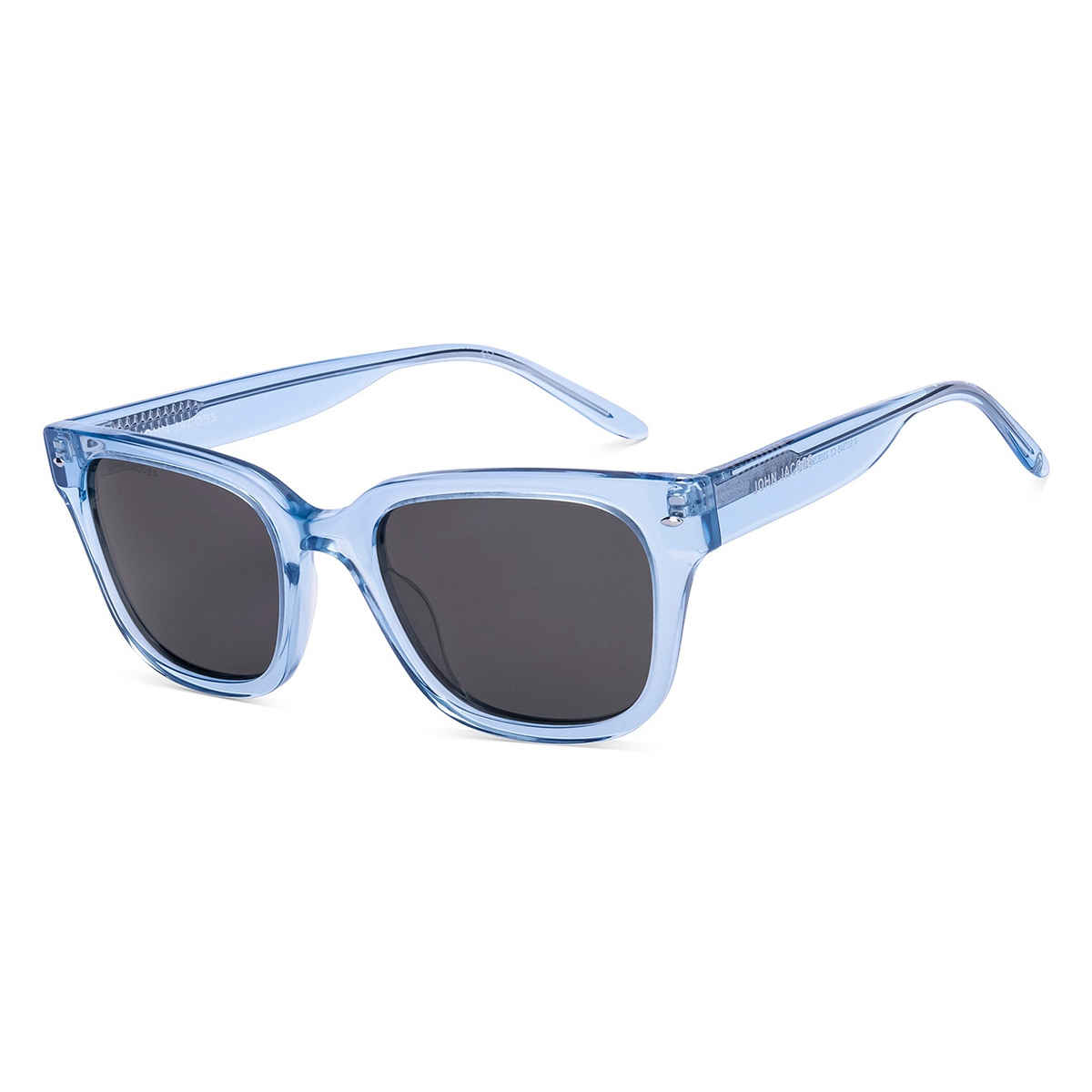 John Jacobs By Lenskart Unisex Metal Sunglasses | Blue - M