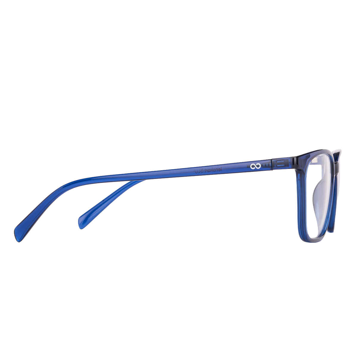 Lenskart BLU Unisex Zero Power Computer Glasses| Medium | Blue -135 mm