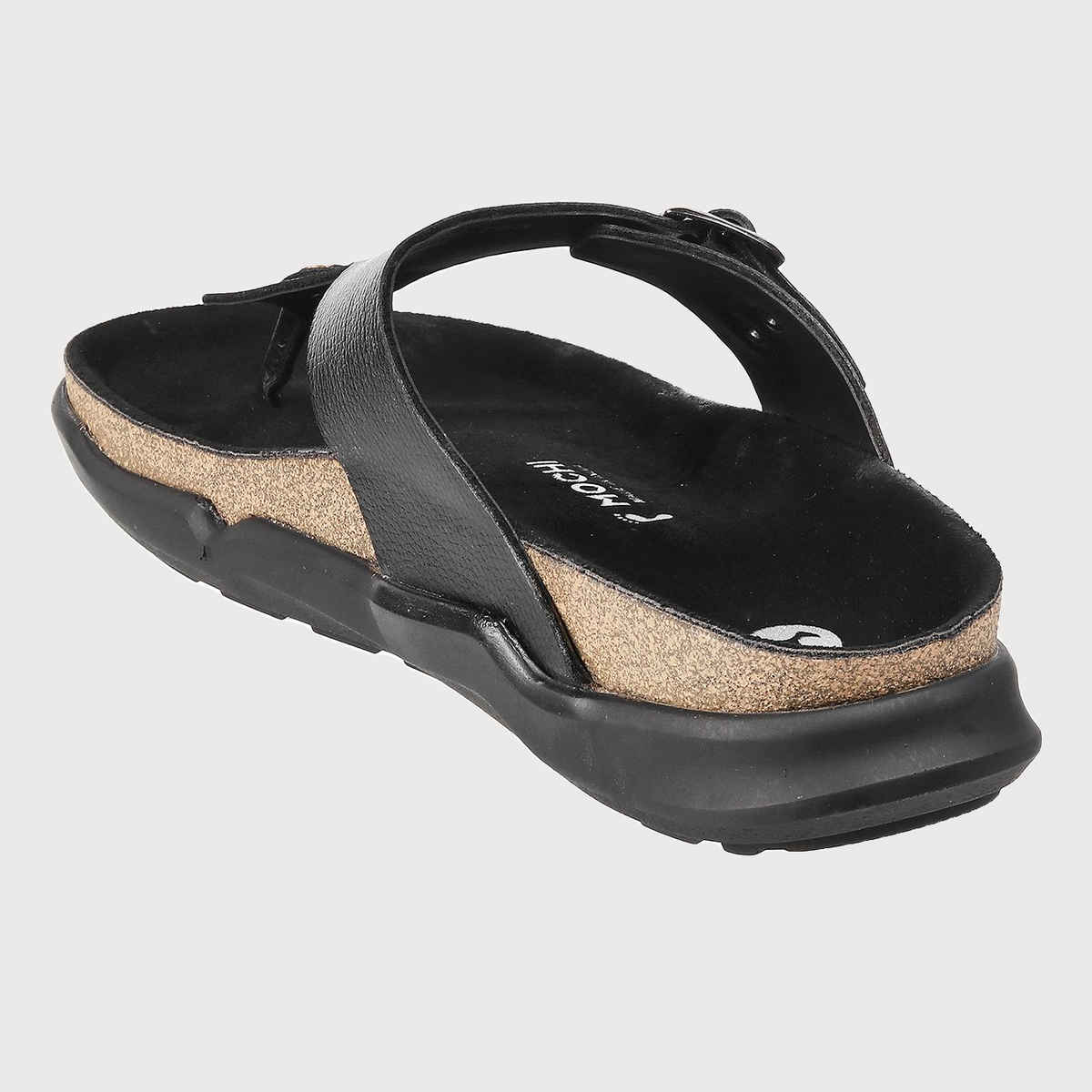 Mochi Men Black Color Slip On Ethnic | Size UK 8 | 16-753