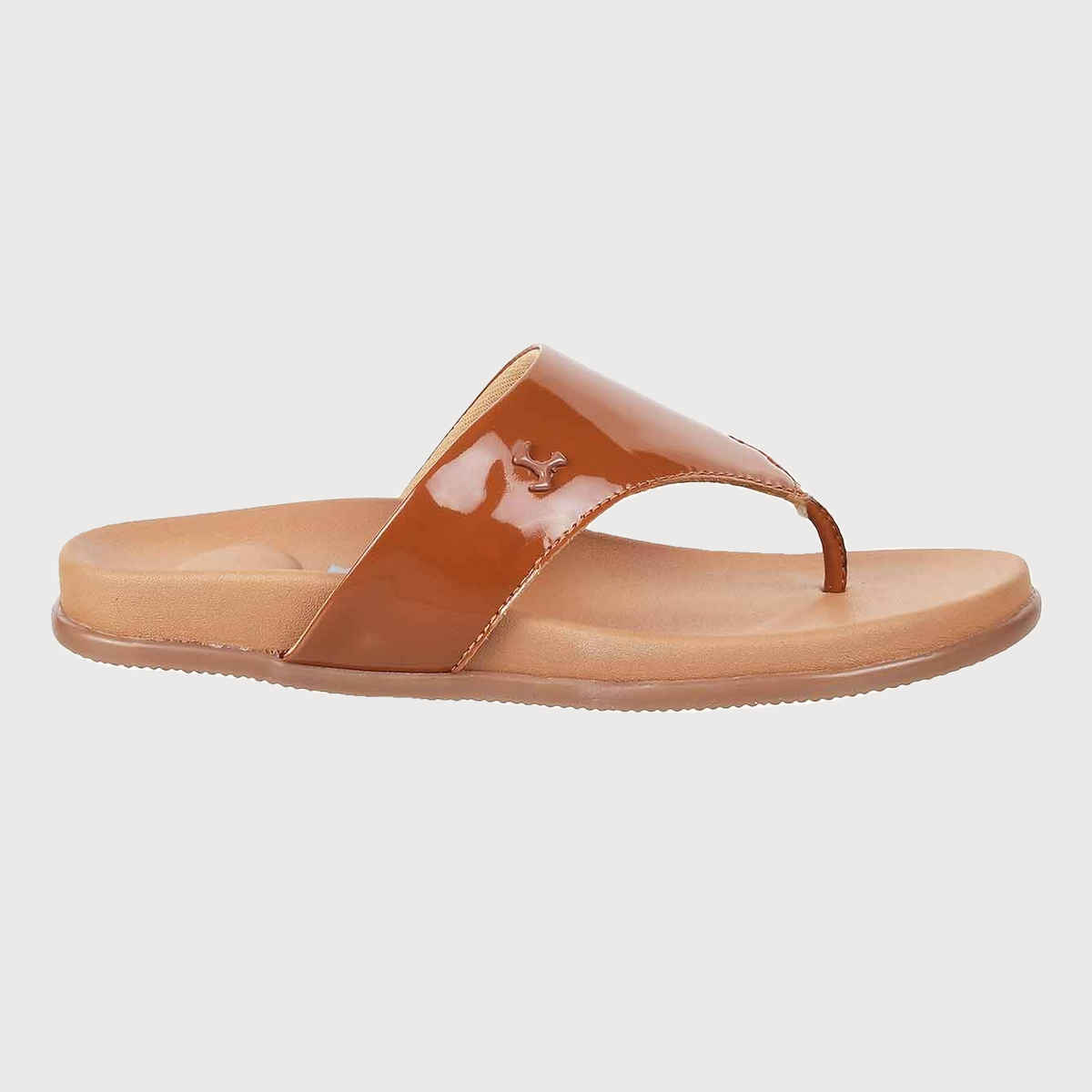 Mochi Women's Tan Color Slip Ons | Size - UK - 4 (32-1355)