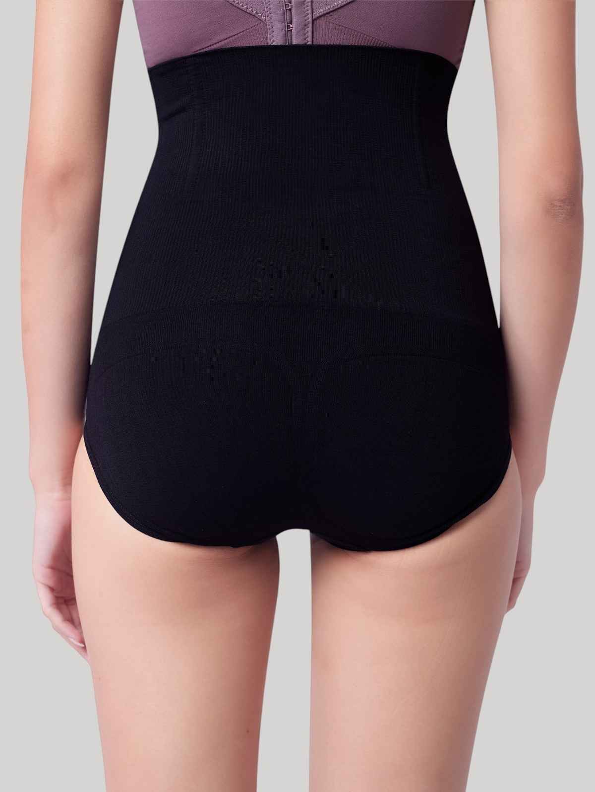PLUMBURY Seamless High Waist Tummy Tucker Shapewear Panty - 3XL