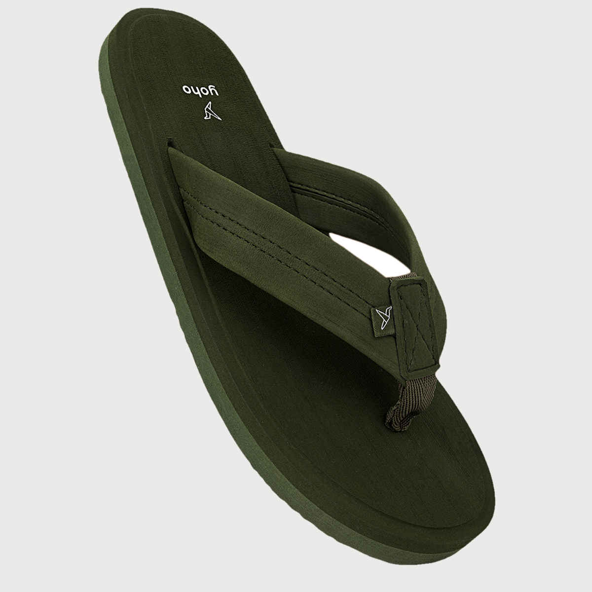 Yoho Men Slippers Bubbles | Olive Green | UK 9