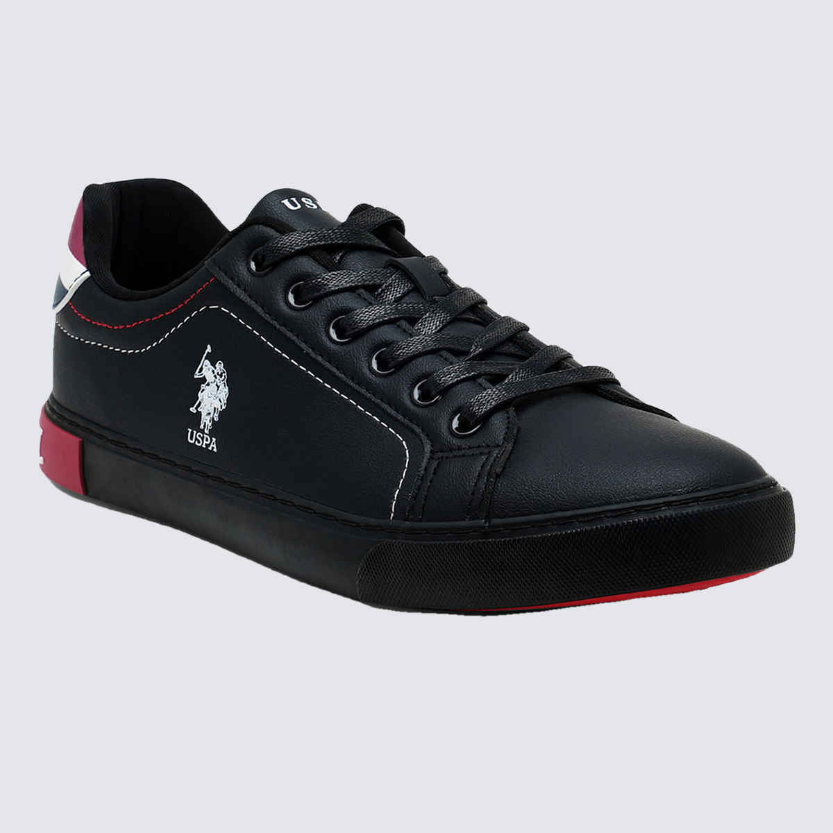USPA Round Toe Rojas 4.0 Sneakers For Men - Black - 8