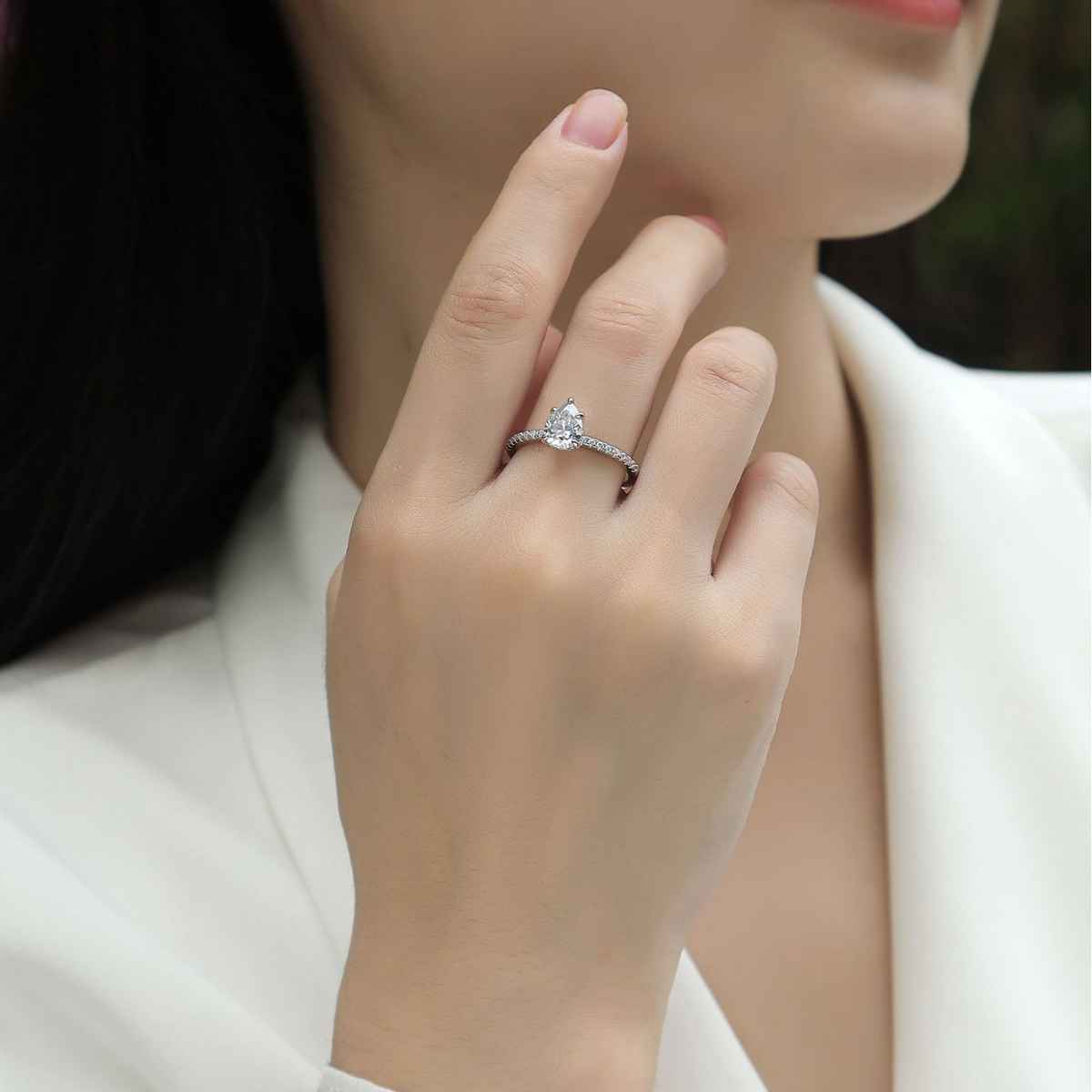 Beautynx Pure Romance Solitaire Ring | Silver | BNX-RNG-0550