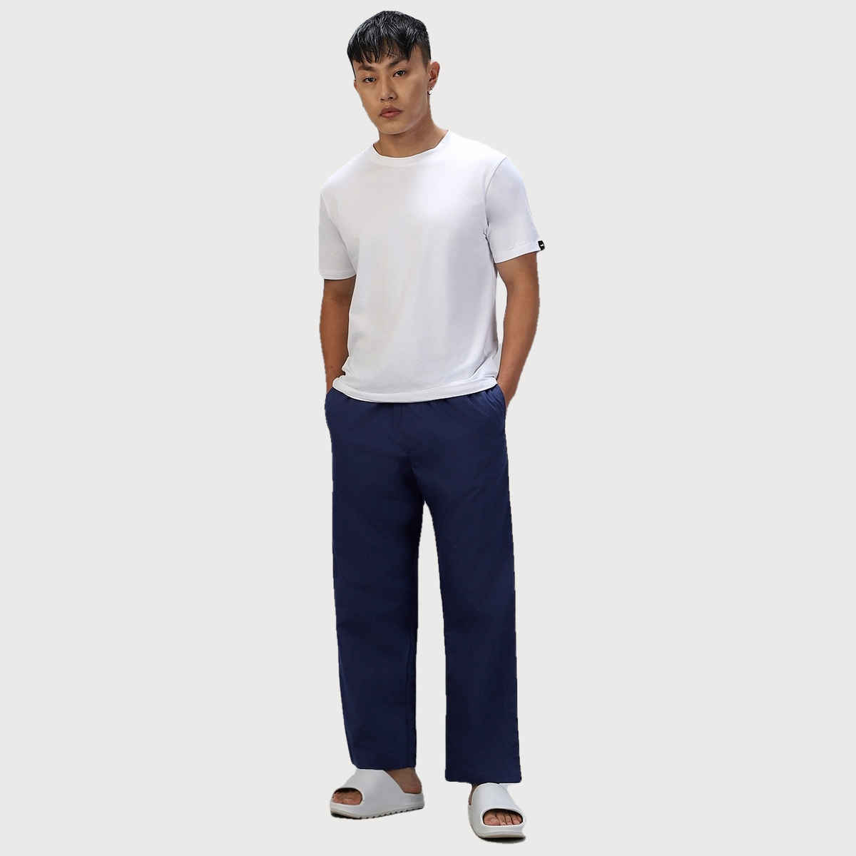 Bewakoof Men's Pyjamas | Navy - S