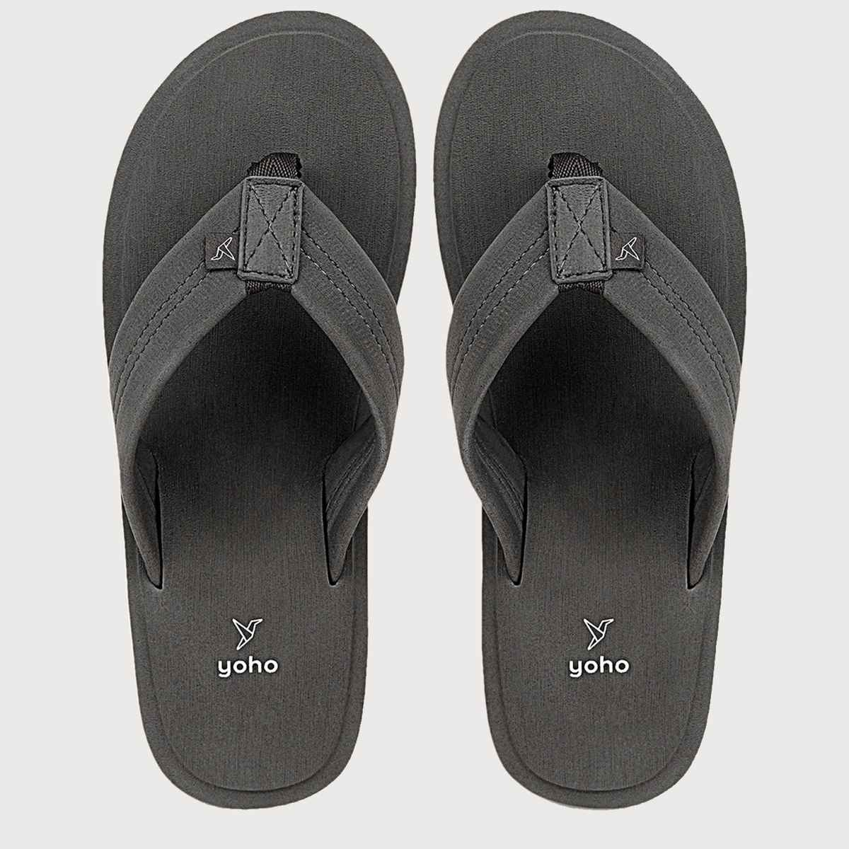 Yoho Men Slippers Bubbles | Monsoon Grey | UK 10