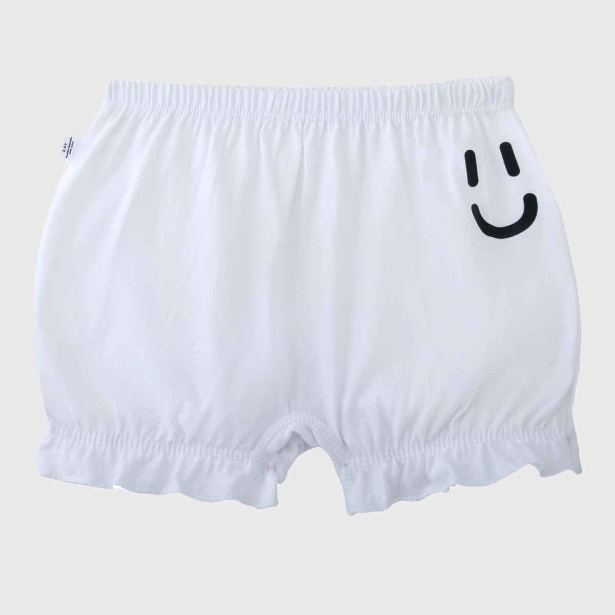 PlanB Smiley 4-Pack Bloomers Black, White, Ash Grey - 4-6 Yrs