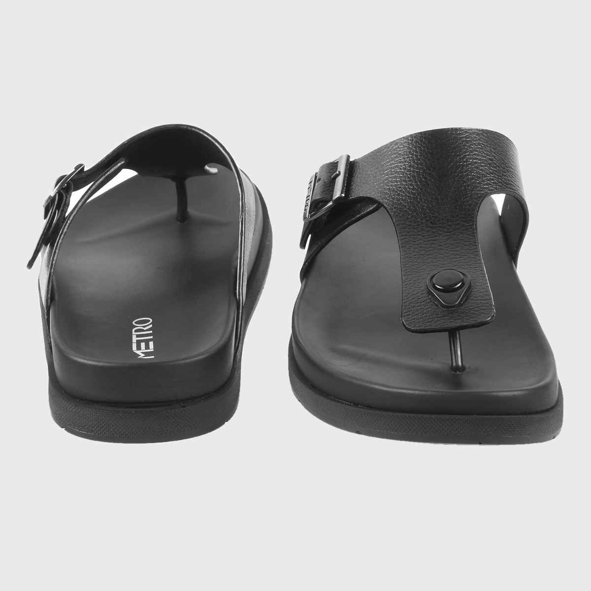 Metro Men Black Color Slip On Ethnic | Size UK 6 | 16-761