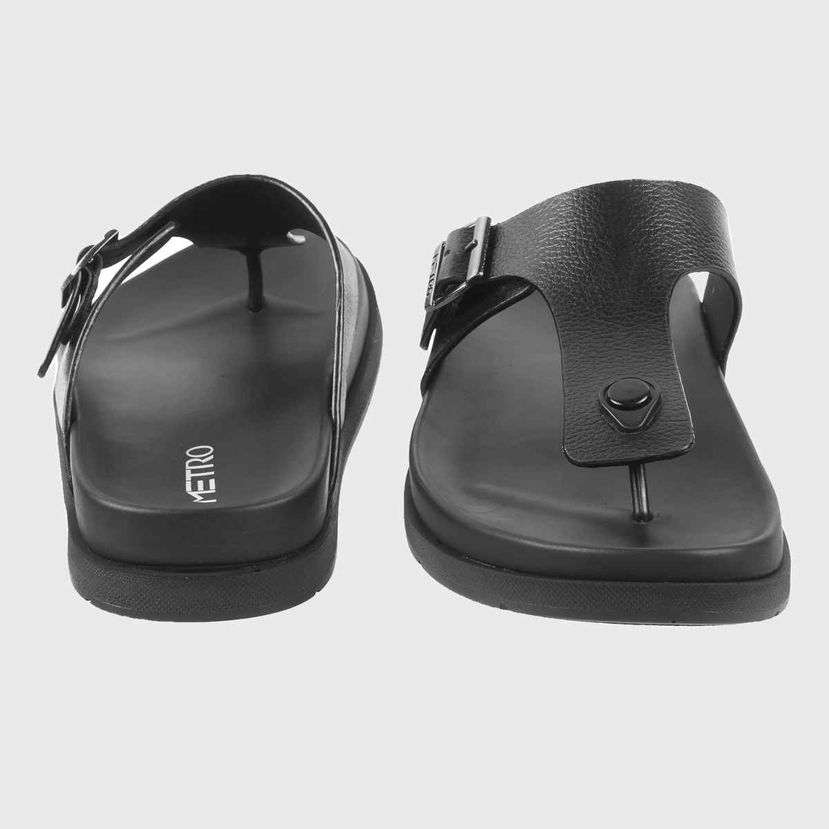 Metro Men Black Color Slip On Ethnic | Size UK 10 | 16-761