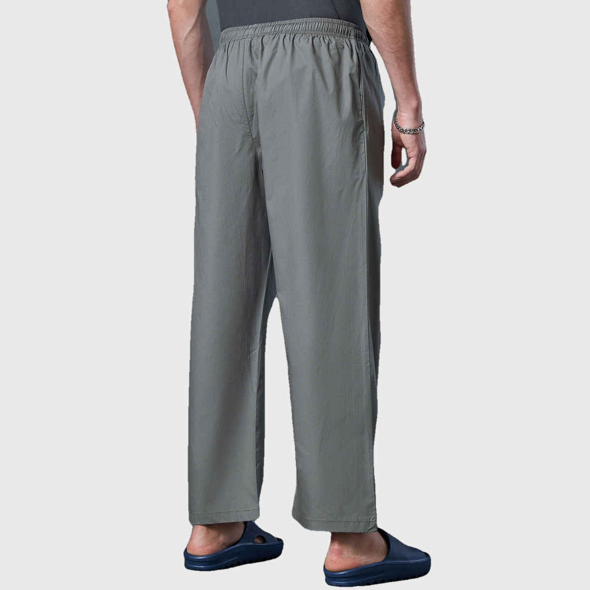 Bewakoof Men's Oversized Pyjamas | Grey - M