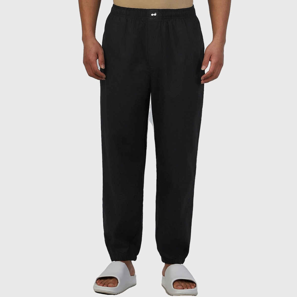 Bewakoof Men's Pyjamas | Black - XL