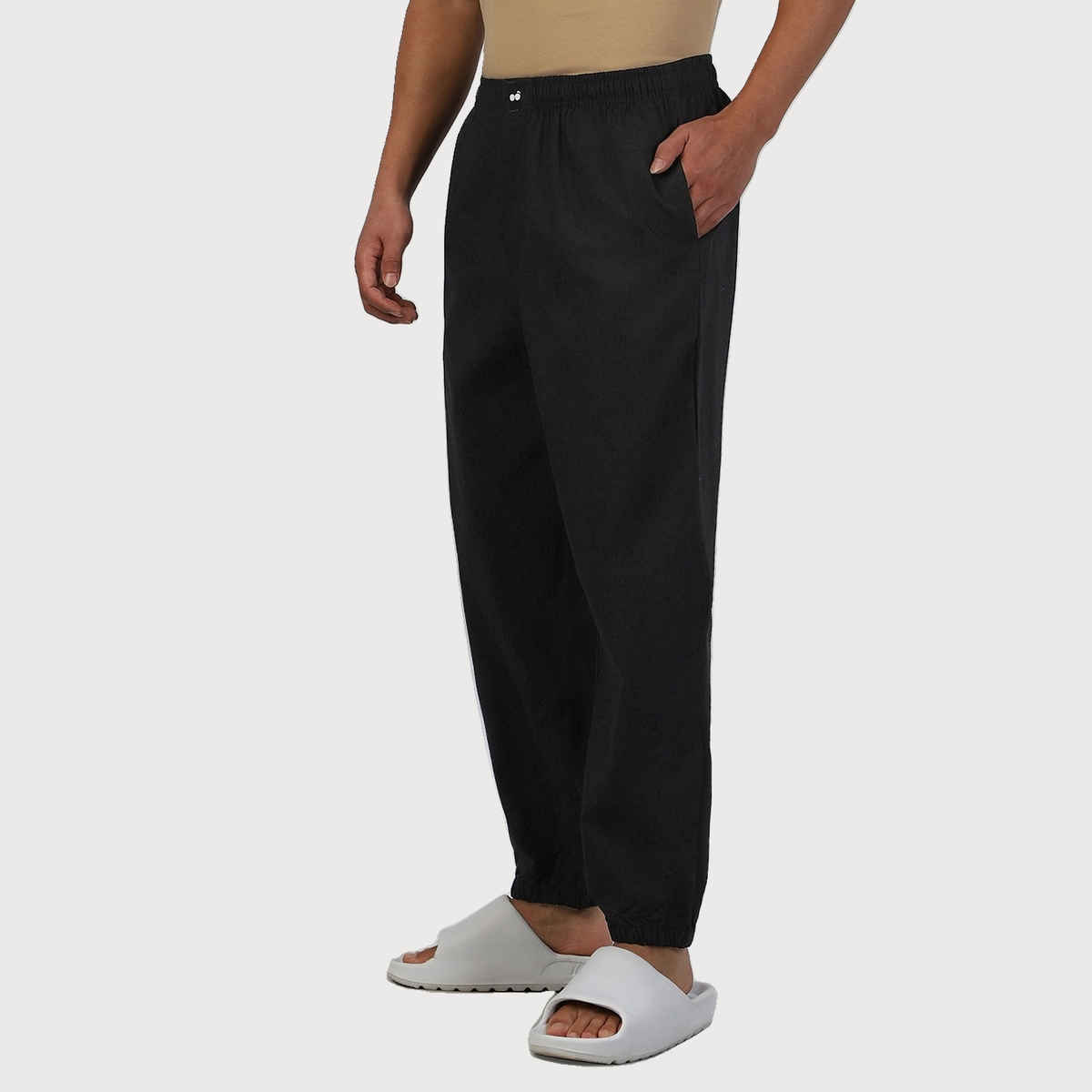 Bewakoof Men's Pyjamas | Black - XL