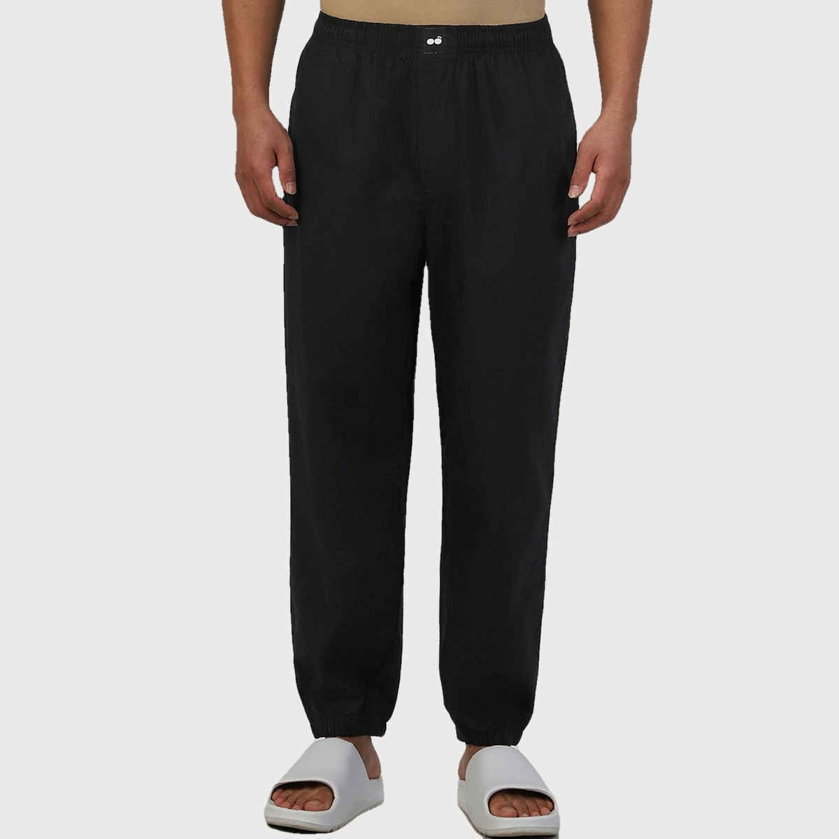 Bewakoof Men's Pyjamas | Black - M