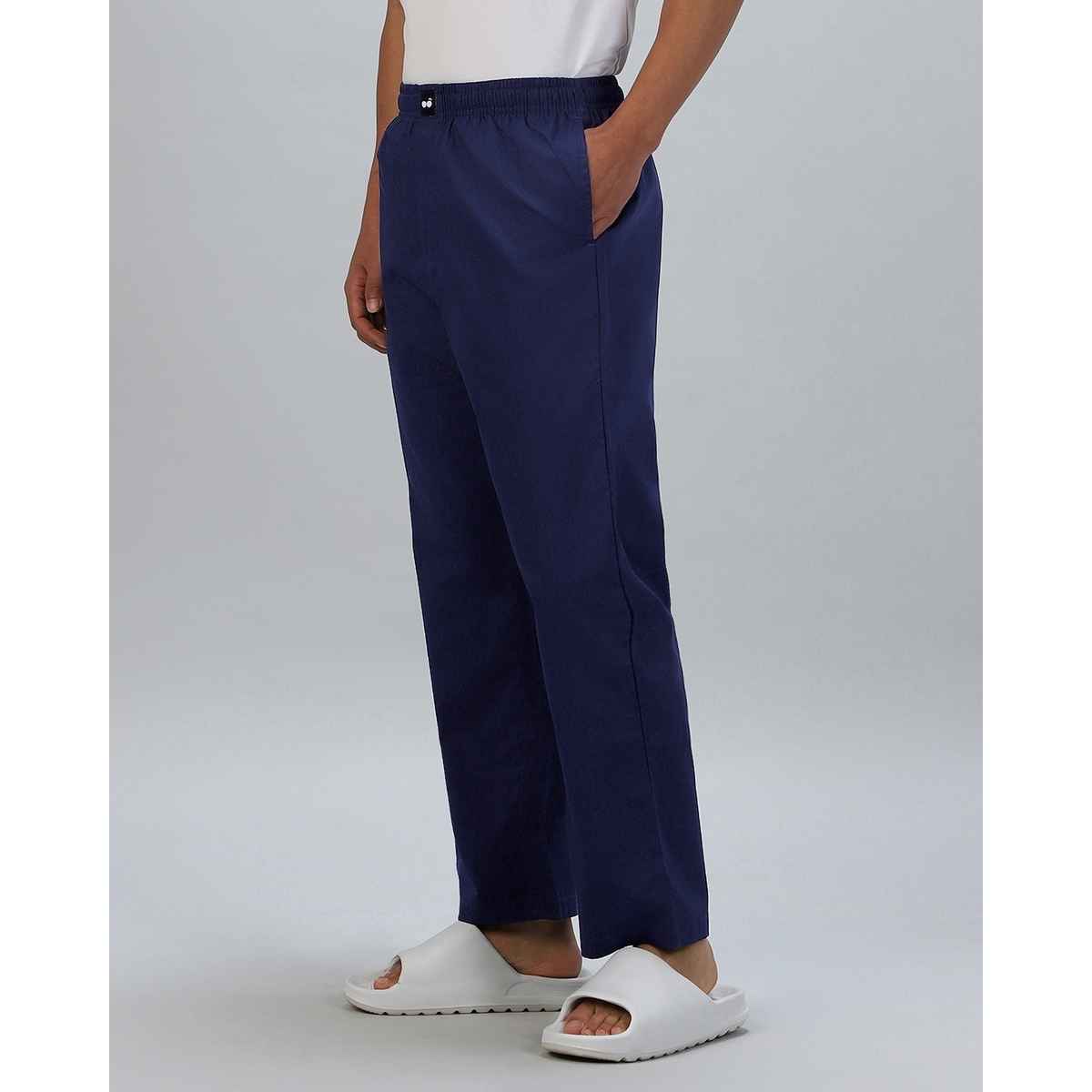 Bewakoof Men's Pyjamas | Navy - S