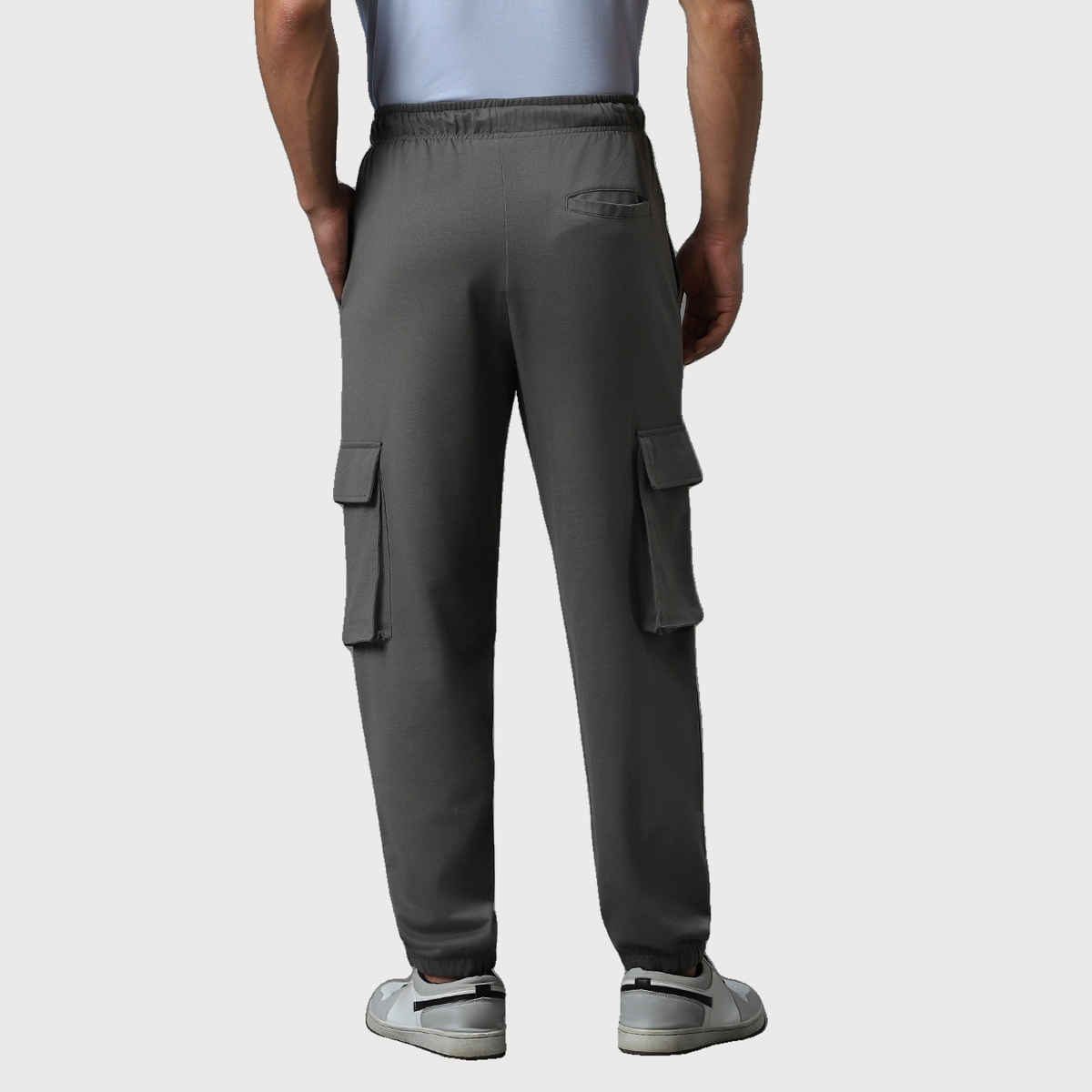 Bewakoof Air 1.0 Men's Oversized Cargo Joggers | Grey | M