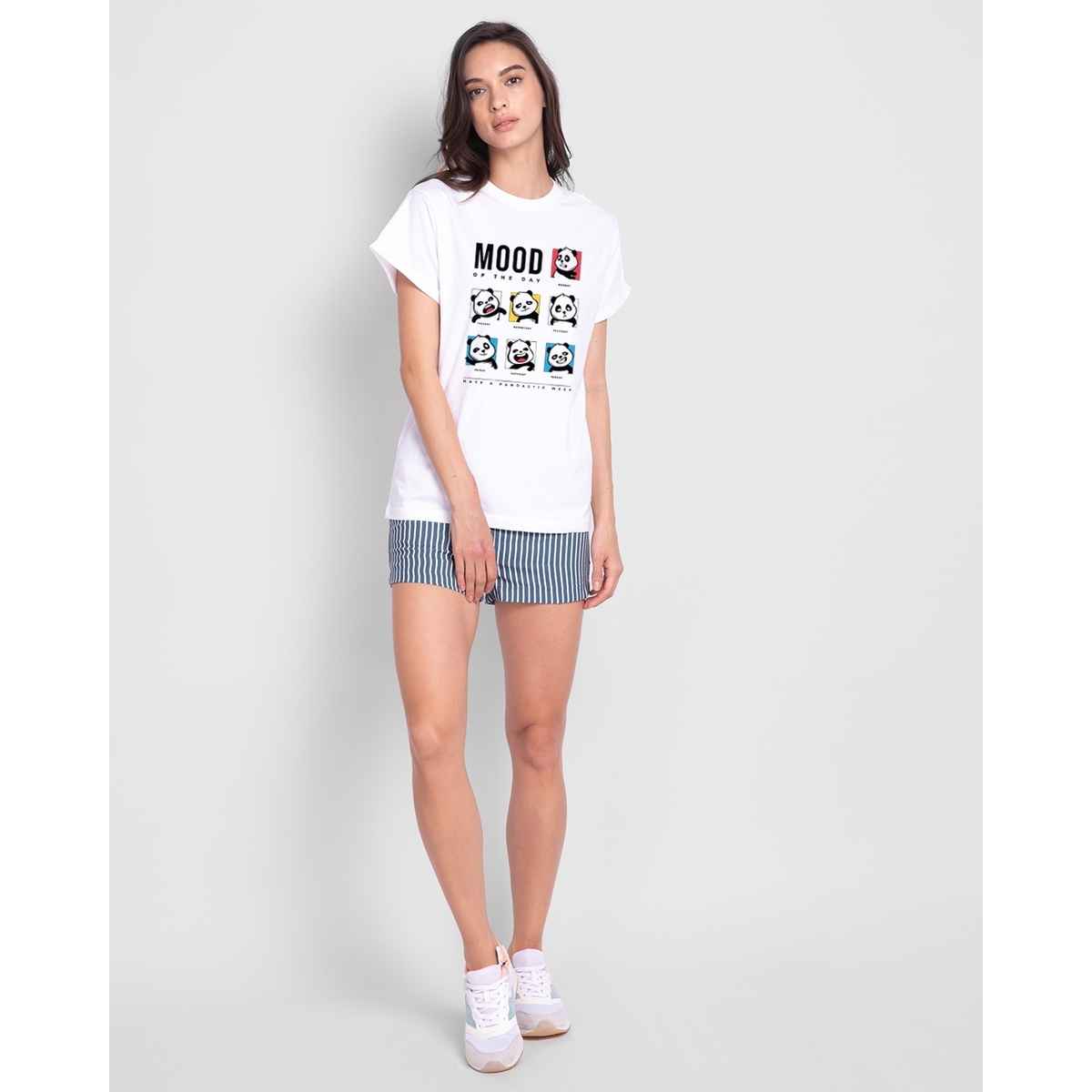 Bewakoof Women's MOTD Panda Graphic Printed T-shirt - Buy at ₹475 ...