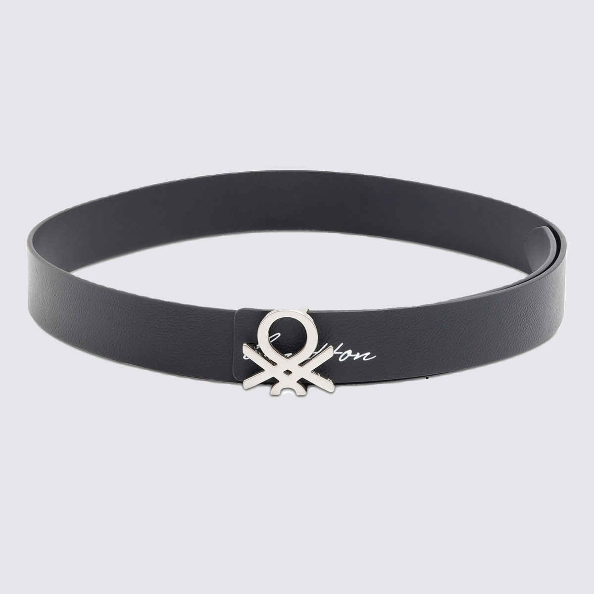 United Colors Of Benetton Men's Solid Leather Reversible Belt | Black Malaga - 36 Inches