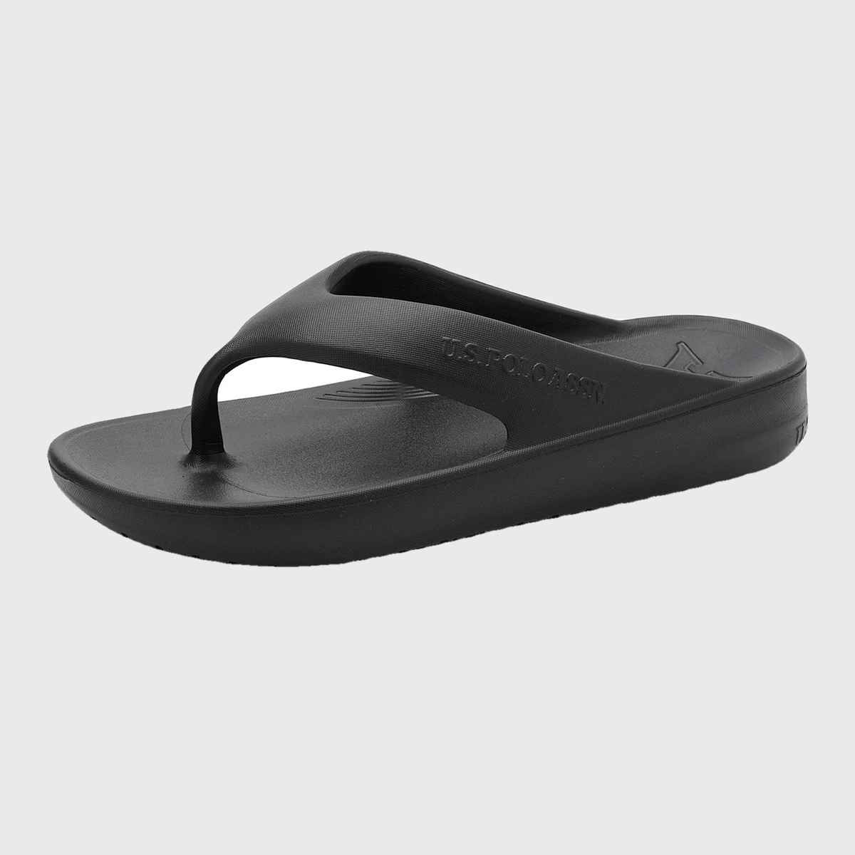 U.S. Polo Assn. | Men Axel 2.0 Foam Walk Flip Flop | Black | UK 8