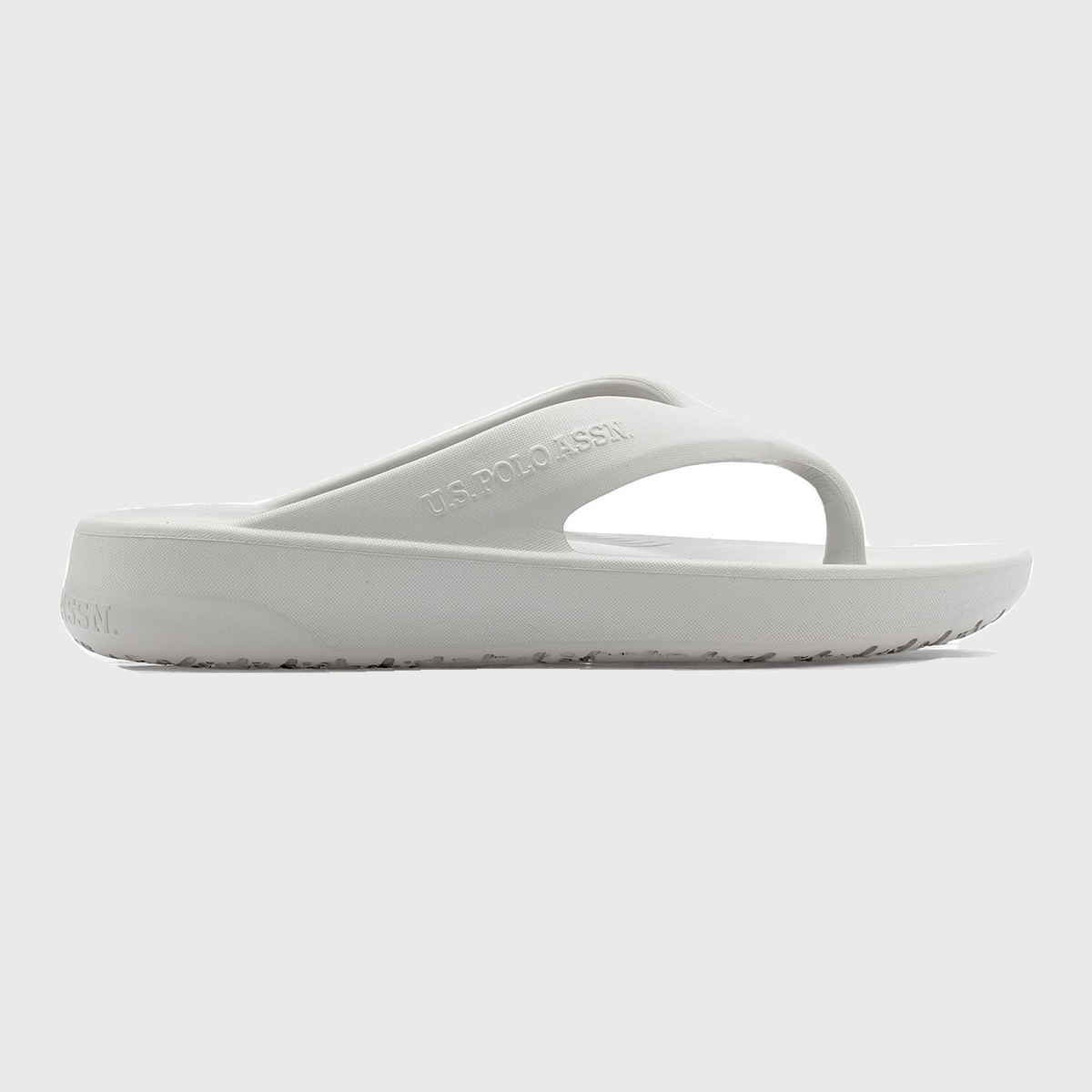 U.S. Polo Assn. | Men Axel 2.0 Solid Flip Flop | Grey | UK 6