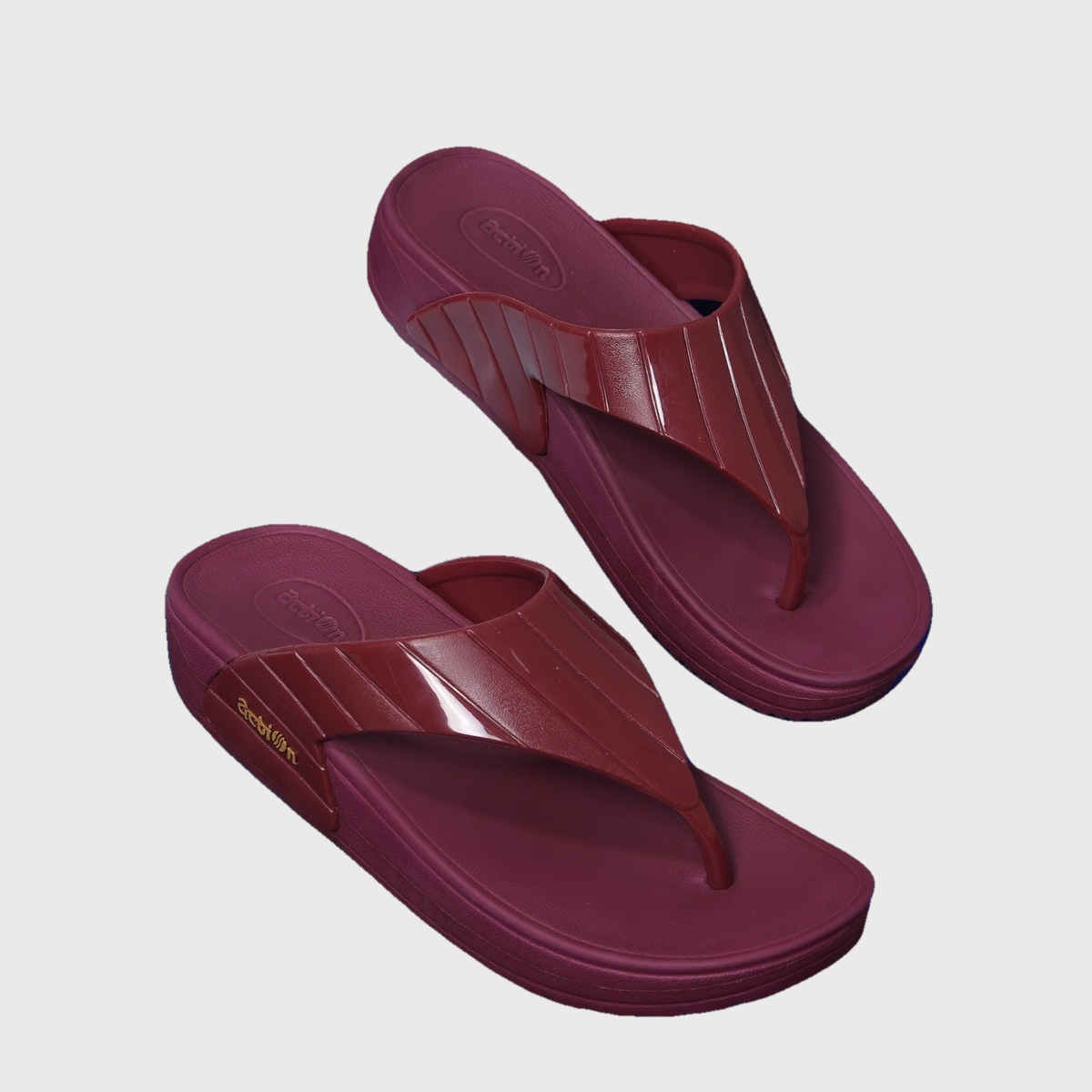 Action Eva Flotter Womens Slippers | Uk | 7 | Cherry