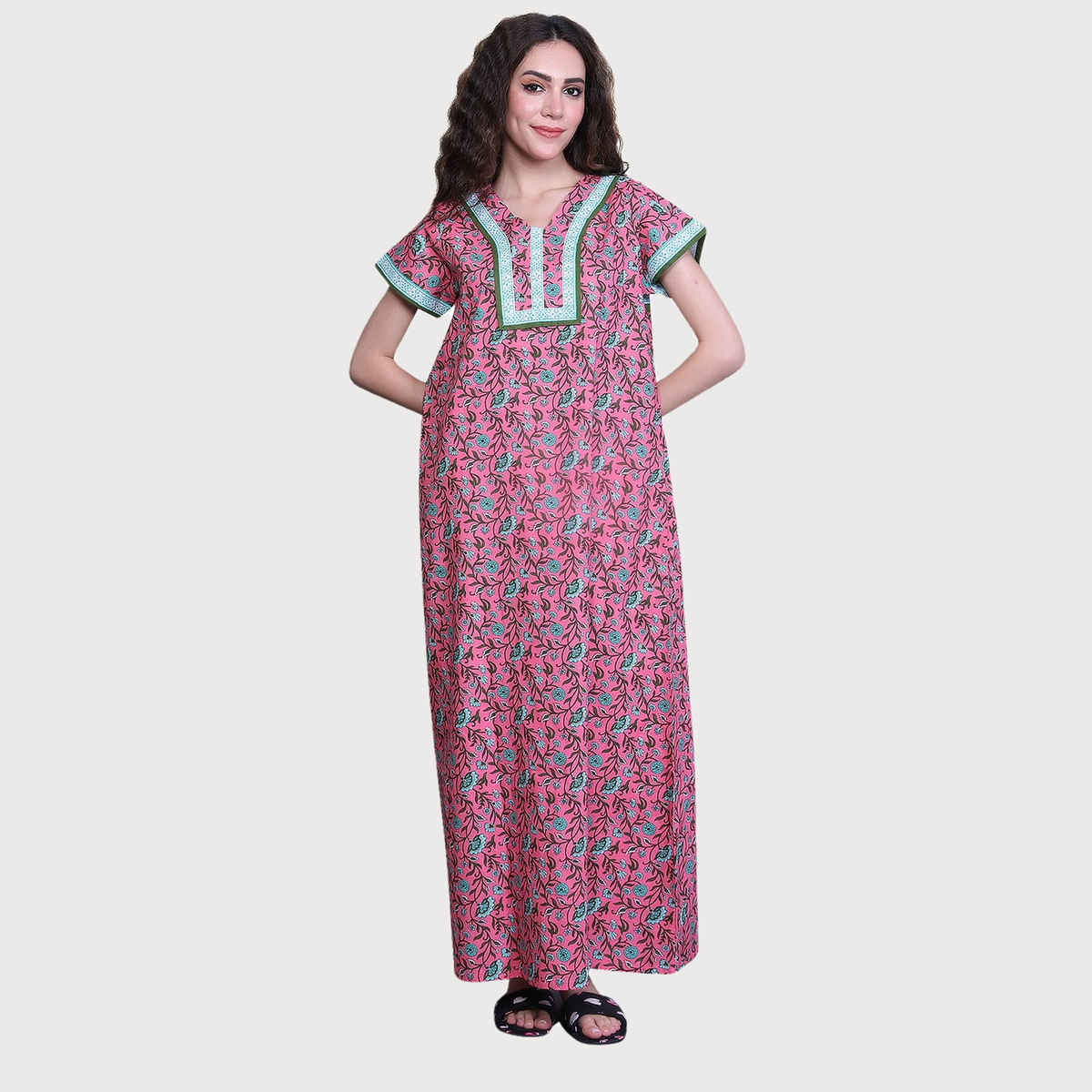 Evolove Women's Nighty Peach LNGCO3300RP-L