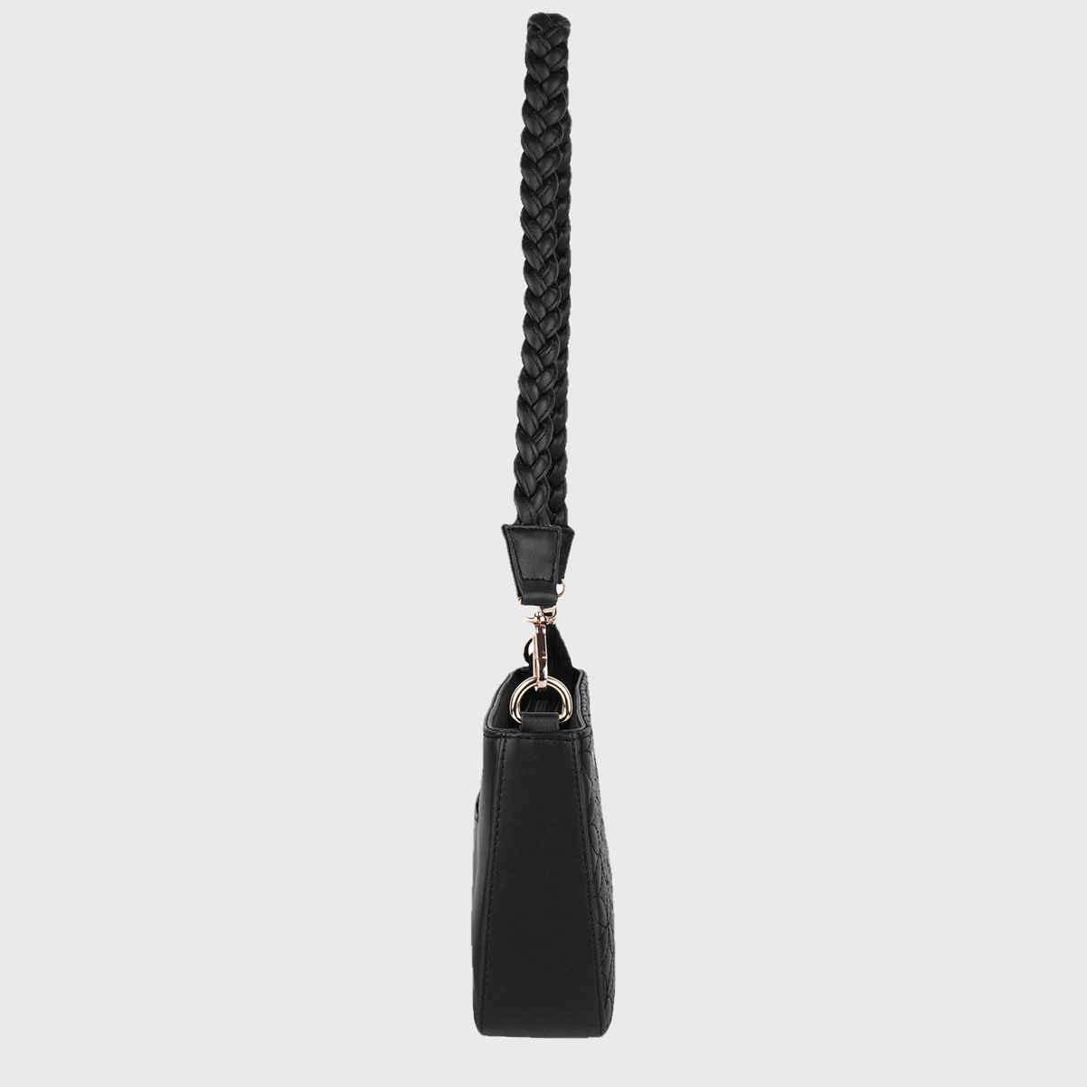 Metro Black Synthetic Sling Bag for Women | 66-179-11