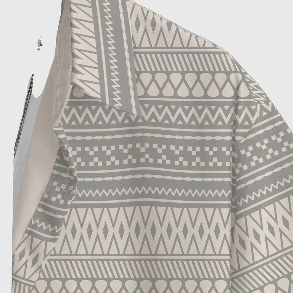 Bullmer Men's Trendy Regular Fit Printed Causal Shirt | Grey - S