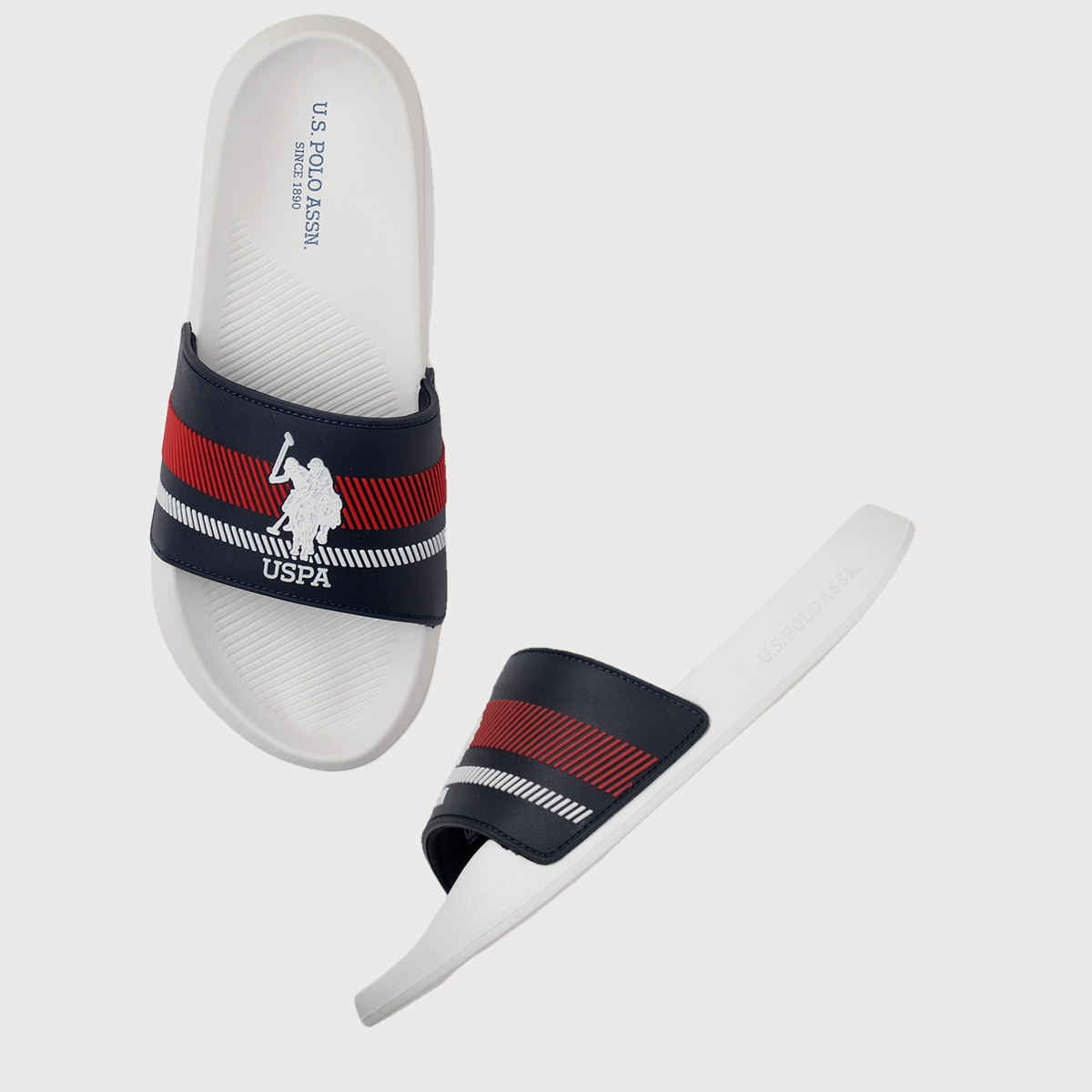 U.S.PoloAssn. Men's - RAFA | Men s Slides | White | UK 11