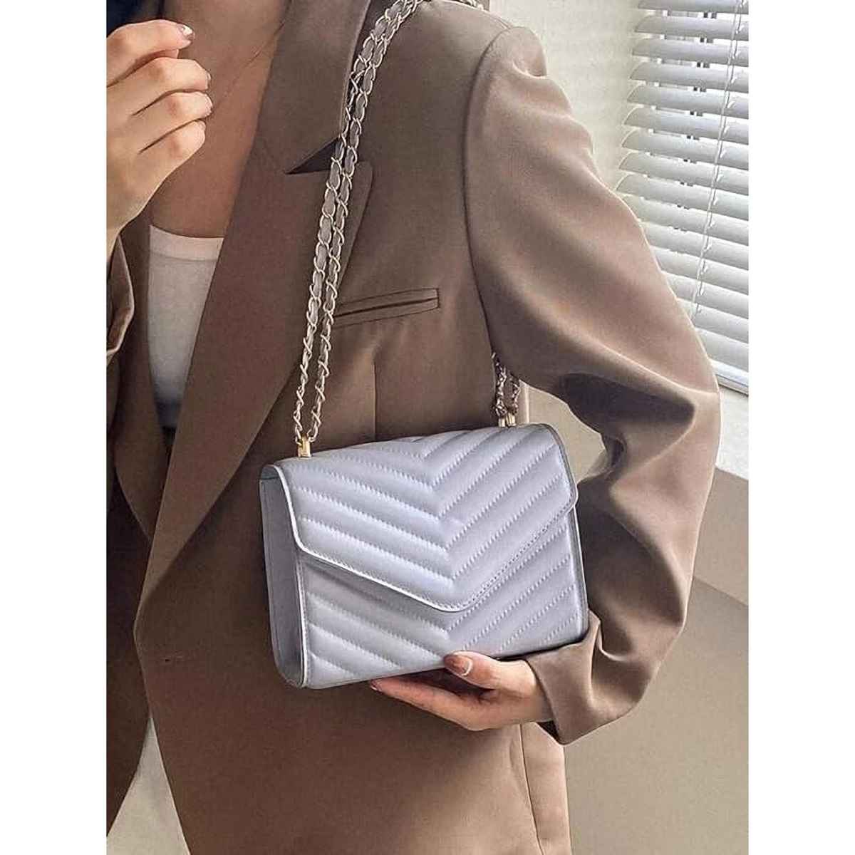 Fargo Grey Trendy Sling Bag Womens sling Bag | FGO-465