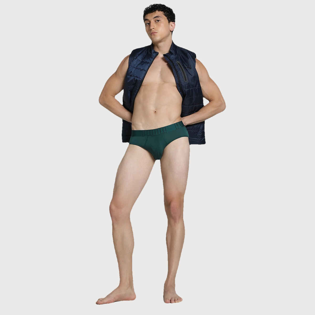 Puma Bamboo Men's Briefs | Deep Teal | XXL