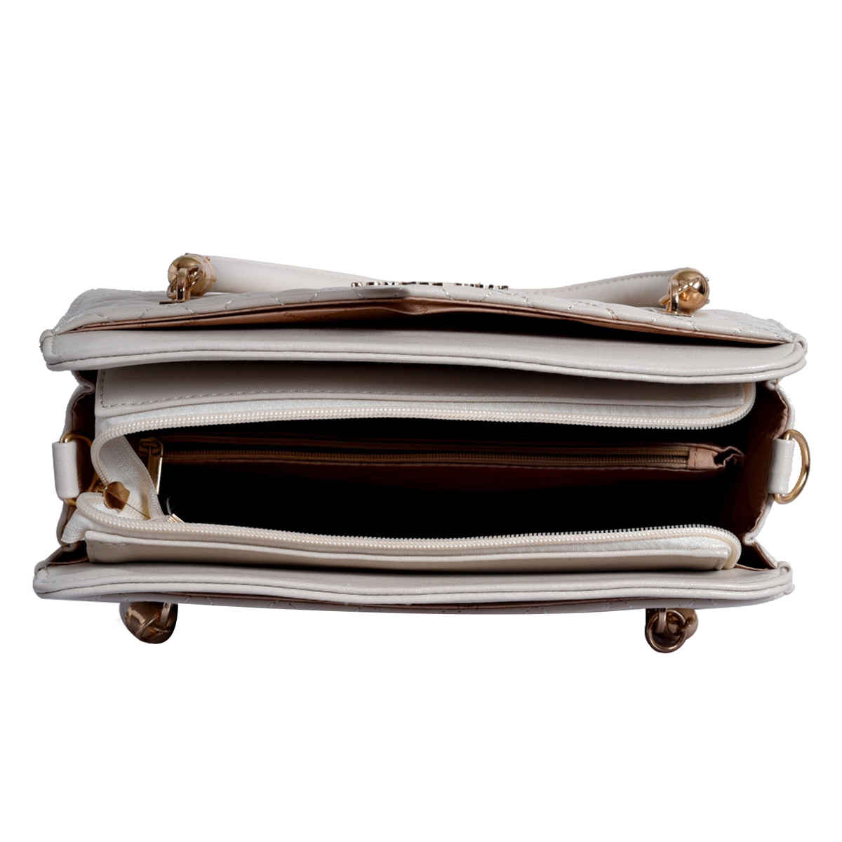 Lino Perros Women's Satchel | LWHB02330 | White