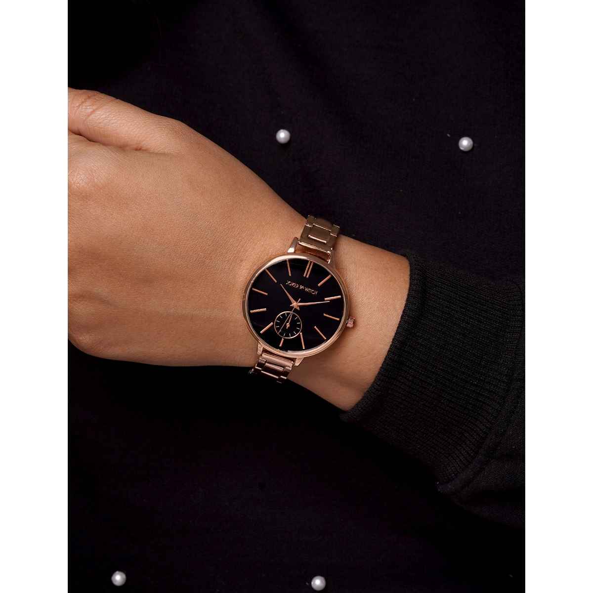 Joker & Witch Women's Stainless Steel Chrono Watch | Black