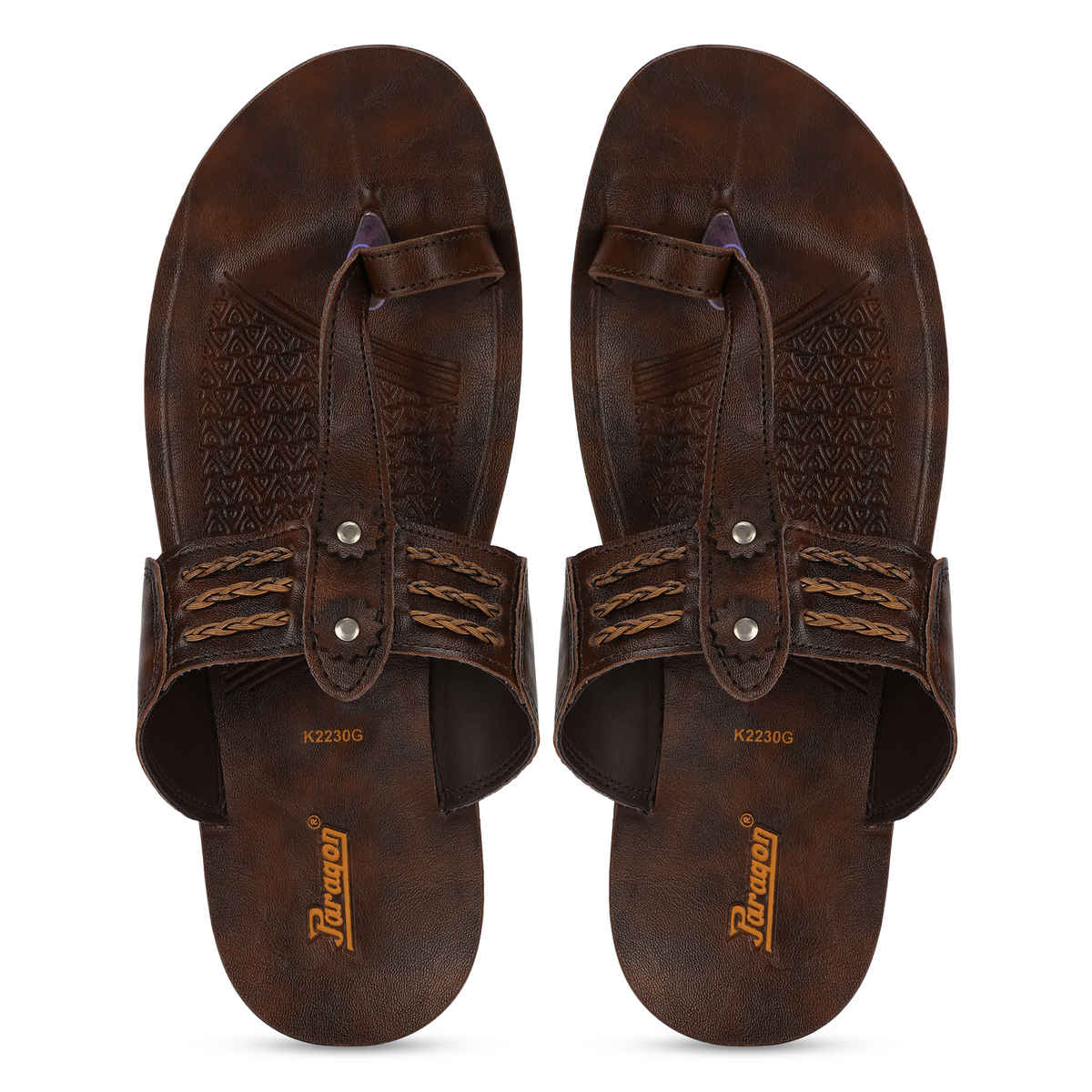 Paragon Men's Brown Pu Sandals PUK2230G UK 9