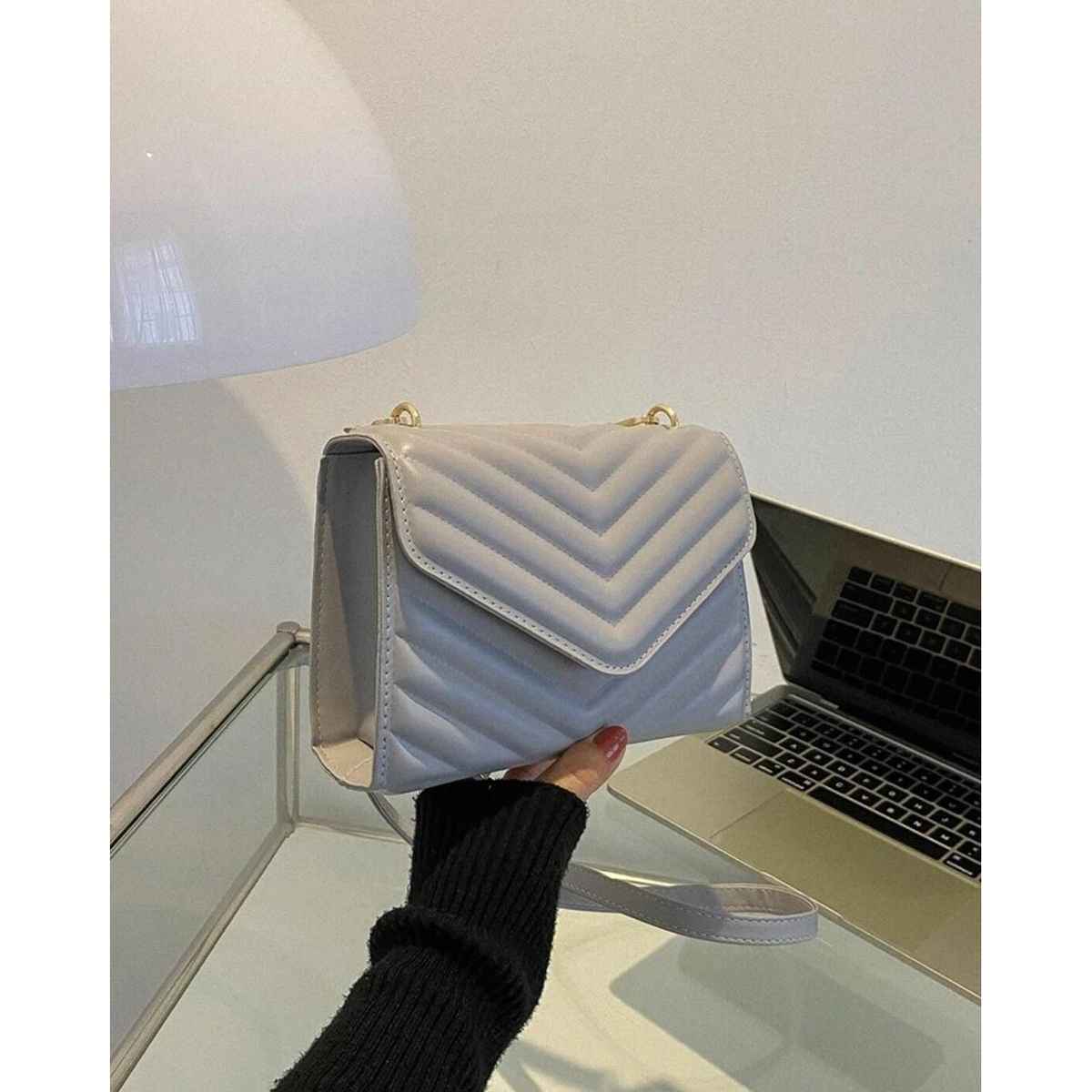 Fargo Grey Trendy Sling Bag Womens sling Bag | FGO-465