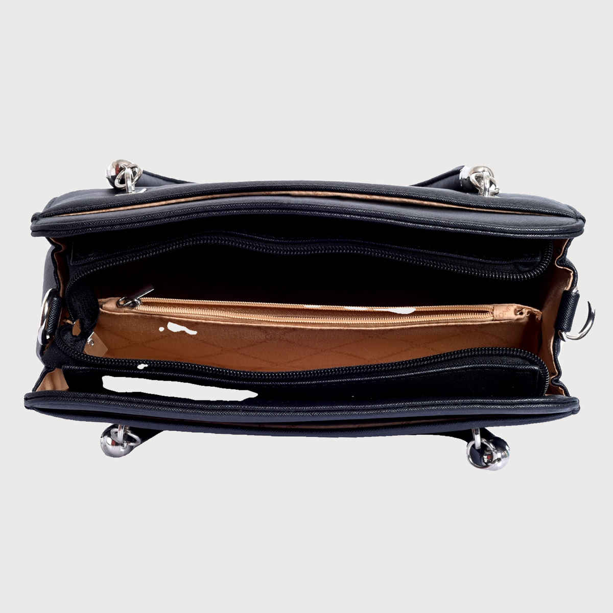 Lino Perros Women's Satchel Bag | LWHB02272 | Black