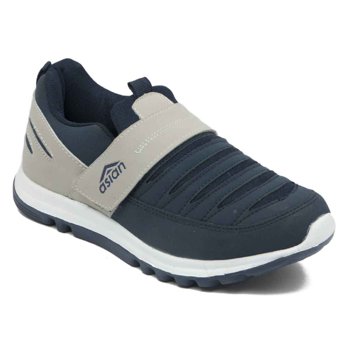 Asian Men s Superfit Navy Velcro Shoes | UK-11 