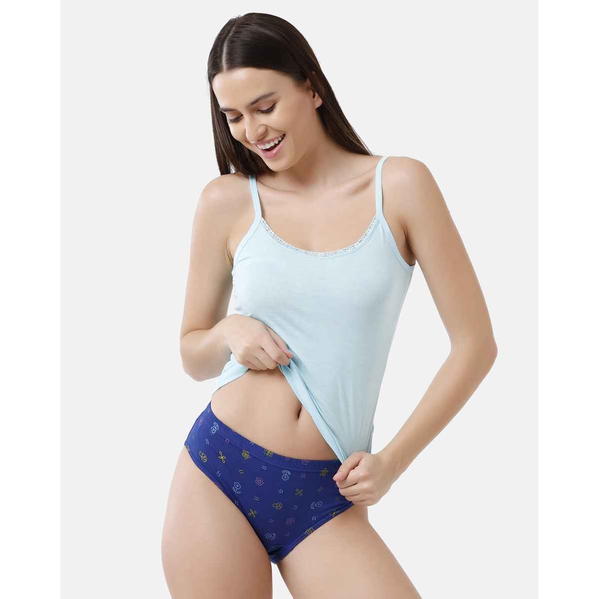 Amul Comfy Women's Hipster Panty | Multicolor - 85