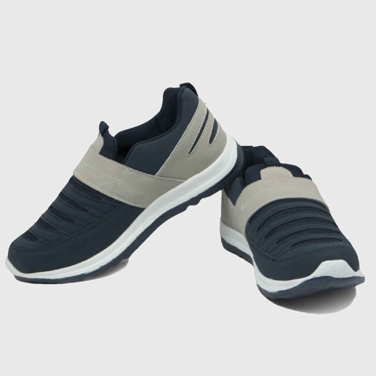 Asian Men s Superfit Navy Velcro Shoes | UK-9
