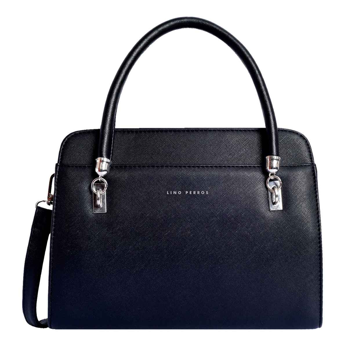 Lino Perros Women's Satchel Bag | LWHB02272 | Black